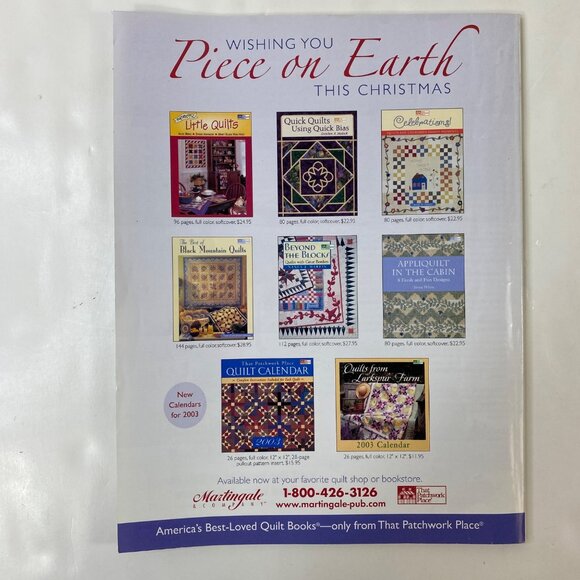American Patchwork & Quilting Magazine 30 Gift Ideas December 2002 Issue No. 59 - Picture 2 of 7